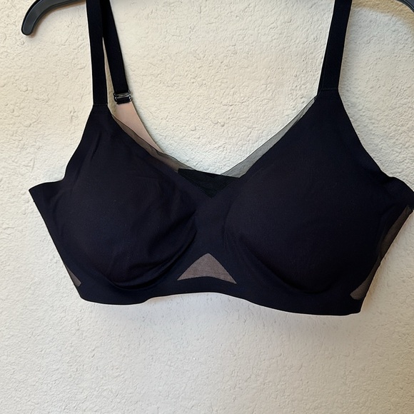 Honeylove Crossover Bra Black Wireless Mesh Convertible Size 40C /D 1X - Picture 4 of 7